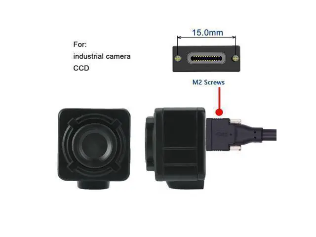 Alt view image 6 of 7 - Deuninker USB 3.0 to USB C Dual Locking Connector Data Cable with Repeater Chipset for Industrial Camera 8.0M