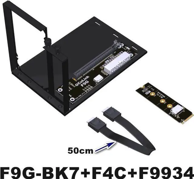 Main image of M.2 NVME to Oculink(SFF-8611/SFF-8612) to PCI Express x16 eGPU Adapter for GPD Win Max2 External Graphics Card & SSD