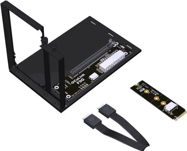 Alt view image 2 of 4 - M.2 NVME to Oculink(SFF-8611/SFF-8612) to PCI Express x16 eGPU Adapter for GPD Win Max2 External Graphics Card & SSD