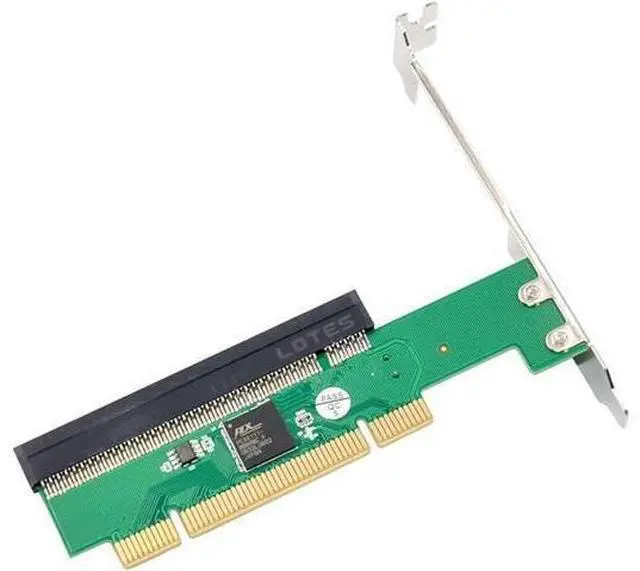 Alt view image 5 of 7 - PCI to PCI Express X16 Bridge Card Adapter with PLX Chipset Compatible with PCIe X1,X4,X8