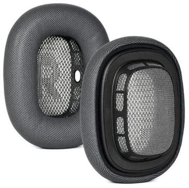 Main image of Ear Cushions for appple AirPods Max Replacement Leather earpads Sweat Proof Ear Cups Cushion Replace for airpod max Headphone with Protein Leather Memory Foam and Magnet (Space Gray)