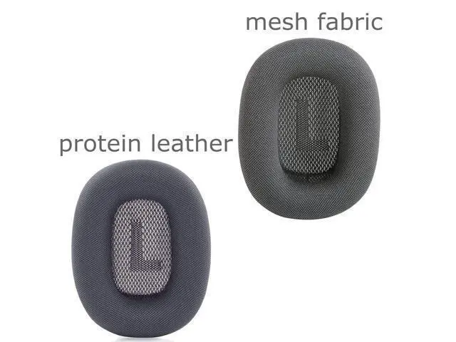 Alt view image 5 of 5 - Ear Cushions for appple AirPods Max Replacement Leather earpads Sweat Proof Ear Cups Cushion Replace for airpod max Headphone with Protein Leather Memory Foam and Magnet (Space Gray)