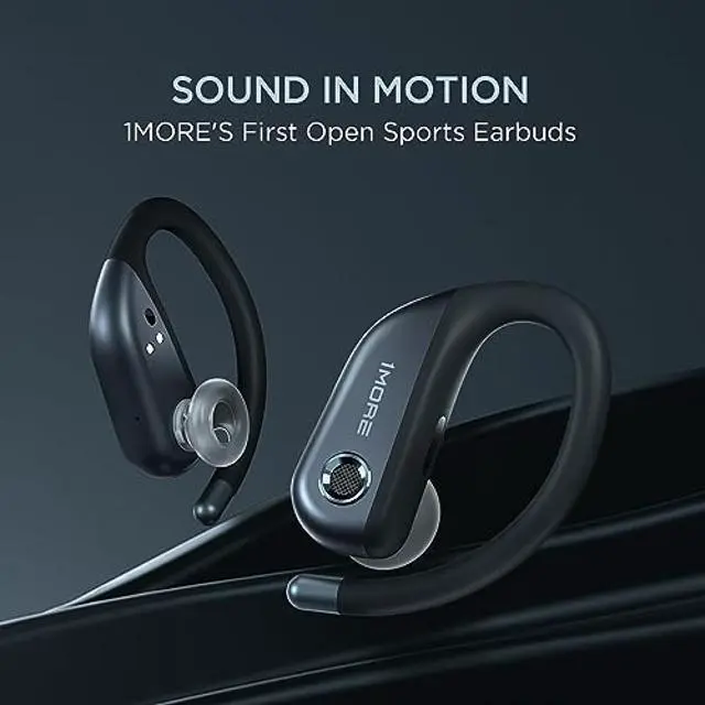 Alt view image 2 of 5 - 1MORE Fit Open Earbuds S50, Open Ear Wireless Headphones Bluetooth 5.3 with 4 Microphone, Earbuds with Earhooks for Sports Running, IPX7, Fast Charging, 38H-Playtime, Preset EQ Via App, Gray