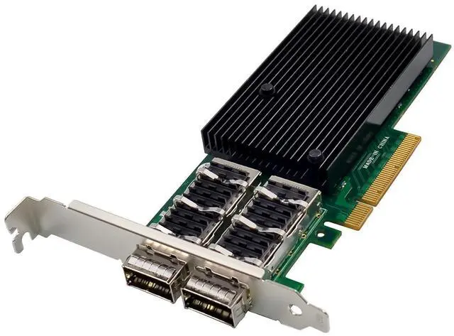 Alt view image 2 of 5 - Mellanox ConnectX-3 Dual-Port QSFP+ 40GbE VPI NIC - PCIe 3.0 x8 for InfiniBand/Ethernet with Hardware Offload & RoCE Support