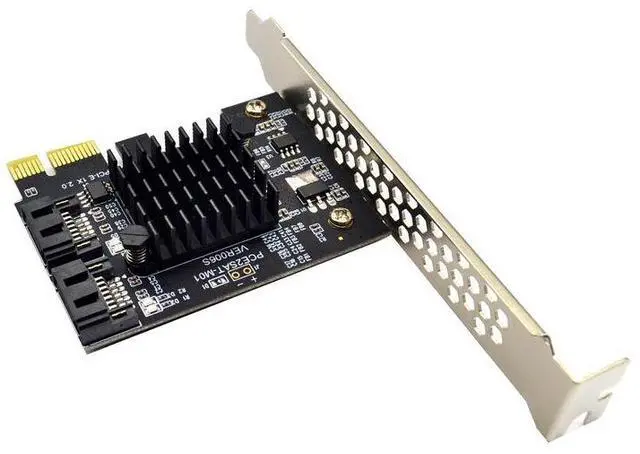 Alt view image 11 of 14 - Weastlinks PCIE PCI-E to 2 Port SATA 1X 4X 8X 16X PCI-E Cards PCI Express to 2 SATA 3.0 2-Port SATA III 6Gbps Expansion Adapter Boards