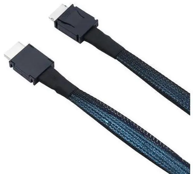 Alt view image 3 of 6 - Deuninker PCIe Oculink SFF-8611 4i to Mini SAS SFF-8611 4i Server High-Speed Cable (19.68, Inches)
