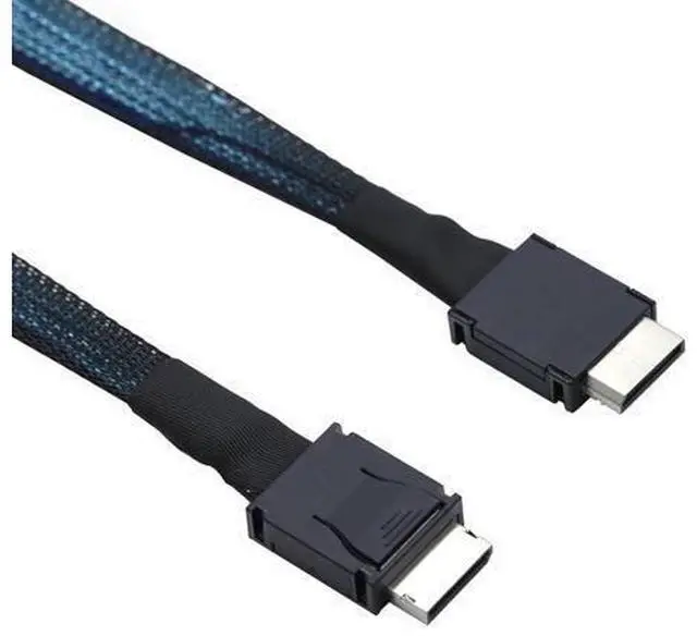 Alt view image 4 of 6 - Deuninker PCIe Oculink SFF-8611 4i to Mini SAS SFF-8611 4i Server High-Speed Cable (19.68, Inches)