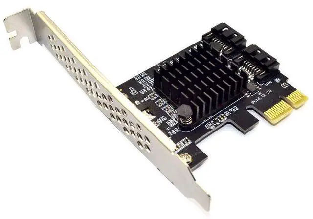 Alt view image 12 of 14 - Weastlinks PCIE PCI-E to 2 Port SATA 1X 4X 8X 16X PCI-E Cards PCI Express to 2 SATA 3.0 2-Port SATA III 6Gbps Expansion Adapter Boards