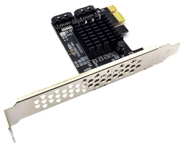 Alt view image 14 of 14 - Weastlinks PCIE PCI-E to 2 Port SATA 1X 4X 8X 16X PCI-E Cards PCI Express to 2 SATA 3.0 2-Port SATA III 6Gbps Expansion Adapter Boards