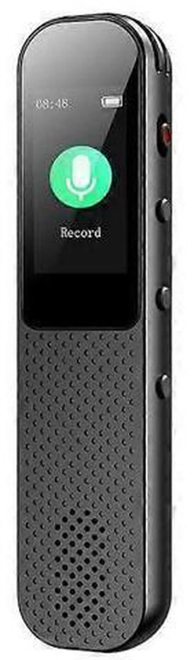 Main image of Ecocleanpath Digital Voice Recorder with MP3 Player, 64GB, HD Noise Reduction & Voice Activation (Black)