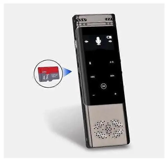 Alt view image 3 of 5 - Ecocleanpath Professional Voice Activated Digital Audio Recorder with Noise Cancelling, 8GB USB Pen MP3 (Black)