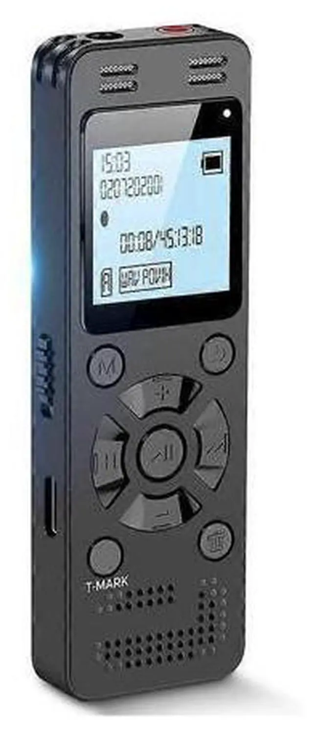 Main image of Ecocleanpath 128GB Voice Activated Recorder with Playback, Password Protection - Ideal for Lectures & Meetings