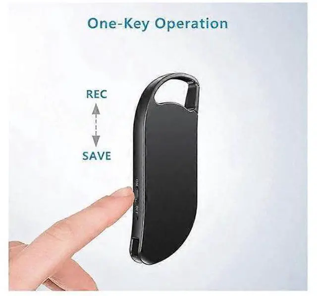 Alt view image 3 of 5 - Ecocleanpath 64GB Voice Activated Recorder for Lectures & Meetings, 750H Recording, One-Click Operation (Black)