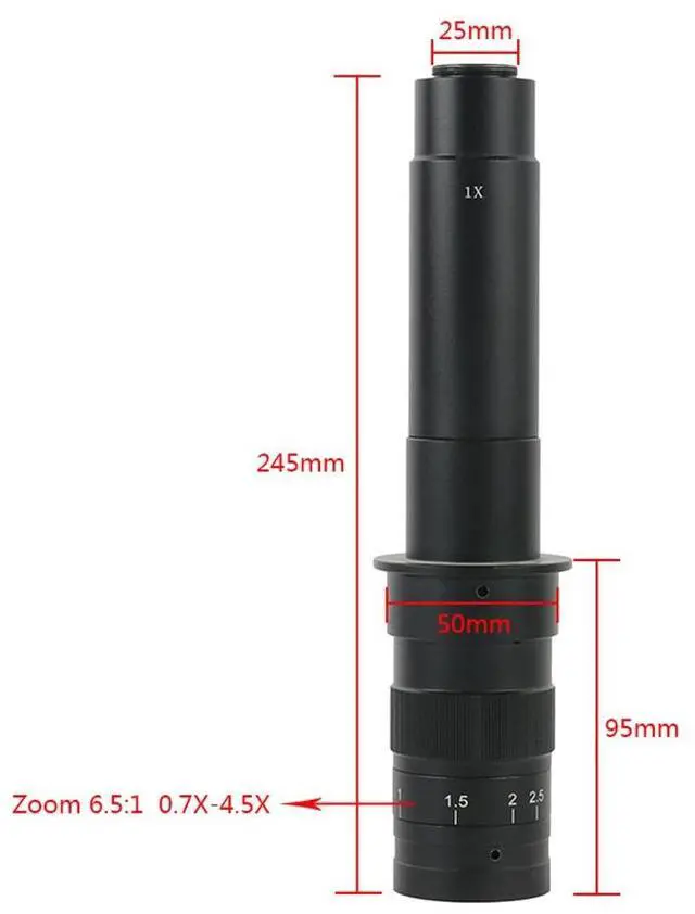 Alt view image 9 of 14 - 2K 4K 1080P HDMI Digital Industrial Video Microscope Camera & 300X C-Mount Lens For PCB Soldering