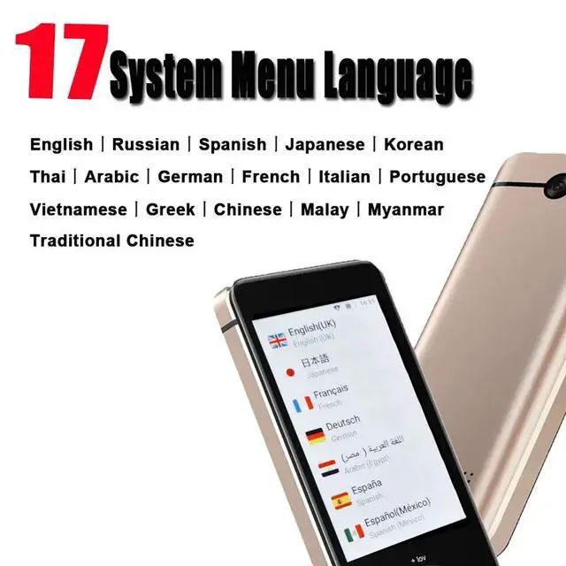 Alt view image 5 of 6 - QURO M9 Smart Portable Translator Upgrade Instant Voice Interpreter Supports 16 Offline Languages in Real-time WiFi Connectivity