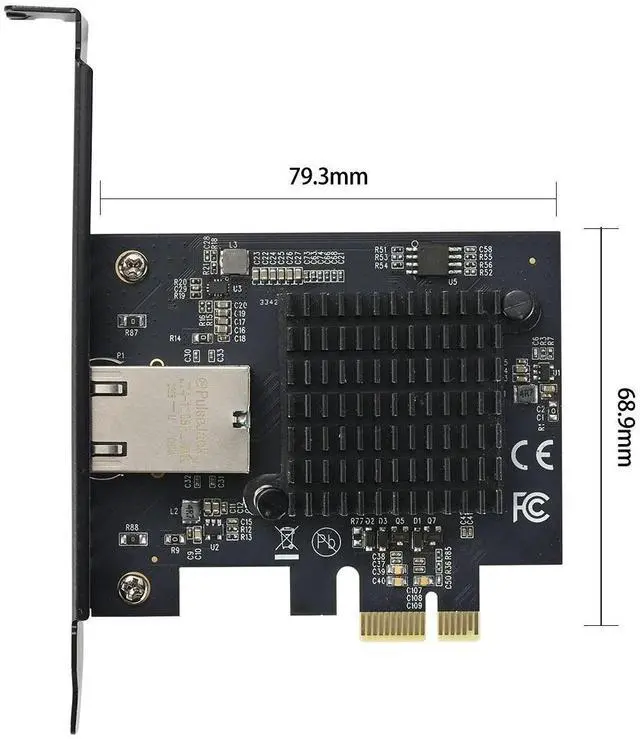 Alt view image 4 of 6 - Quantum PCIe4.0 X1 10G Ethernet Card AQC113 Chip 10/5/2.5G Multi-Speed RJ45 Port for Gaming PC Virtual Storage Server Bulk OEM/ODM