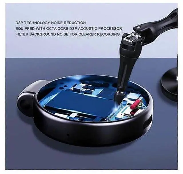 Alt view image 3 of 5 - Ecocleanpath 32GB Black Voice Activated Recorder with Noise Reduction, Keyring MP3 Recorder for Easy Portable Recording