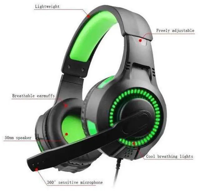 Alt view image 5 of 5 - Professional Studio Pro DJ Headphones With Microphone Over Ear HiFi Monitor Music Surround Headset Earphone For Phone PC