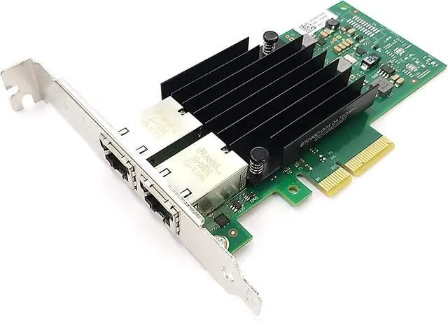 Alt view image 3 of 5 - Dual Port 10GbE RJ-45 PCI-Express x 4 Gigabit Ethernet Server Adapter Dual Port Network Interface Controller Card for X550 Chipset, Compare to Intel X550-T2