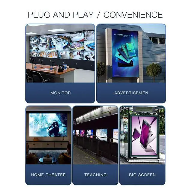 Alt view image 6 of 7 - Ennovor HDMI KVM USB Extender Transmit 1080p HD Video Over Cat5e/6 Ethernet Cable 50m (164ft) for Mouse and Keyboard Control Remote Signals
