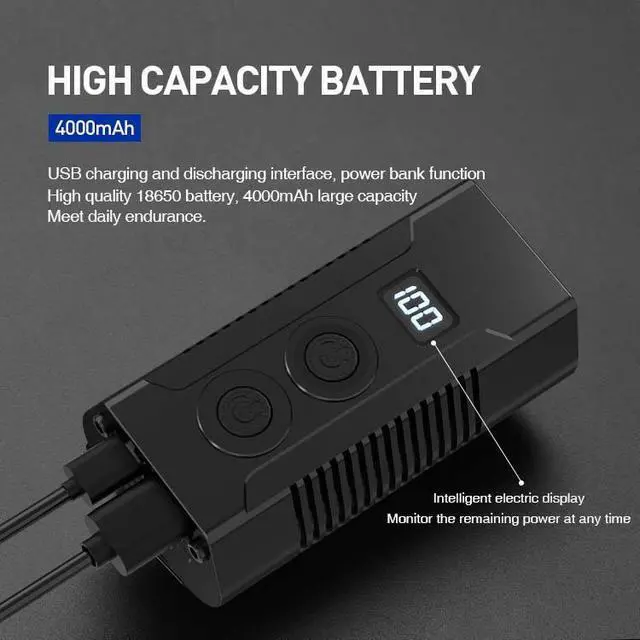Alt view image 4 of 5 - QURO High Power USB Rechargeable Waterproof Bike Light Aluminum Material MODES Bicycle Lights with Hoisting Support