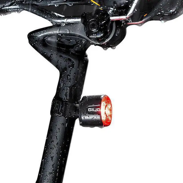 Alt view image 3 of 4 - QURO High Quality LED Bike Light Set Road Bike Lamp Bicycle Head Light USB Rechargeable Cycling Taillight
