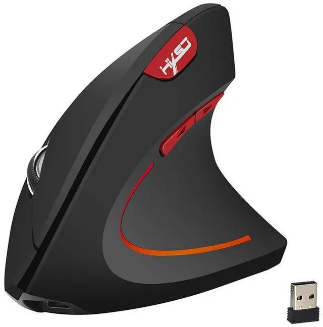 Alt view image 4 of 7 - HXSJ T22 2.4G Optical Wireless Gaming Mouse Ergonomic LED Computer Silent Bluetooth Mouse Gamer with Backlight for PC Laptop (Black)