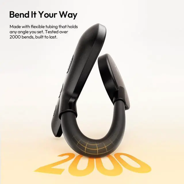 Alt view image 4 of 6 - Deuninker M10 Magnetic Selfie Light, LED Gooseneck Phone Light for MagSafe, 5 Color Temps, Rechargeable Flexible LED Light for iPhone/iPad/Kindle/Laptop Video Conference