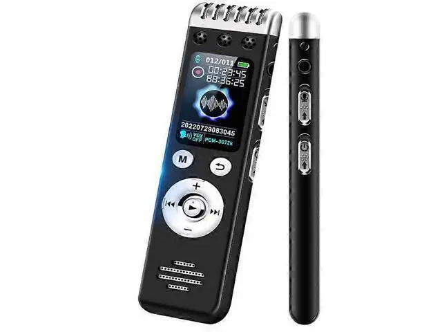Main image of Ecocleanpath 64GB Voice Activated Recorder, 3500H Record & 150H Battery, Noise Reduction for Lectures/Meetings (Black)