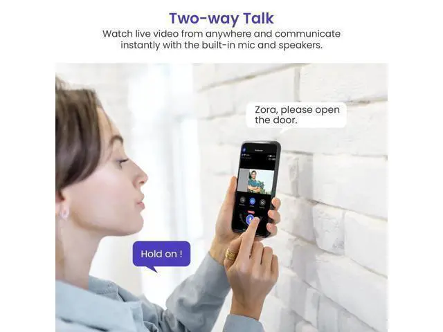 Alt view image 5 of 7 - WarmBot 1080p Smart Video Doorbell Camera with AI Motion Detection, Night Vision, Cloud Storage, 2 Way Audio, Battery Powered, 2.4GHz Wi-Fi Only