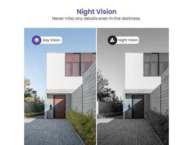 Alt view image 7 of 7 - WarmBot 1080p Smart Video Doorbell Camera with AI Motion Detection, Night Vision, Cloud Storage, 2 Way Audio, Battery Powered, 2.4GHz Wi-Fi Only