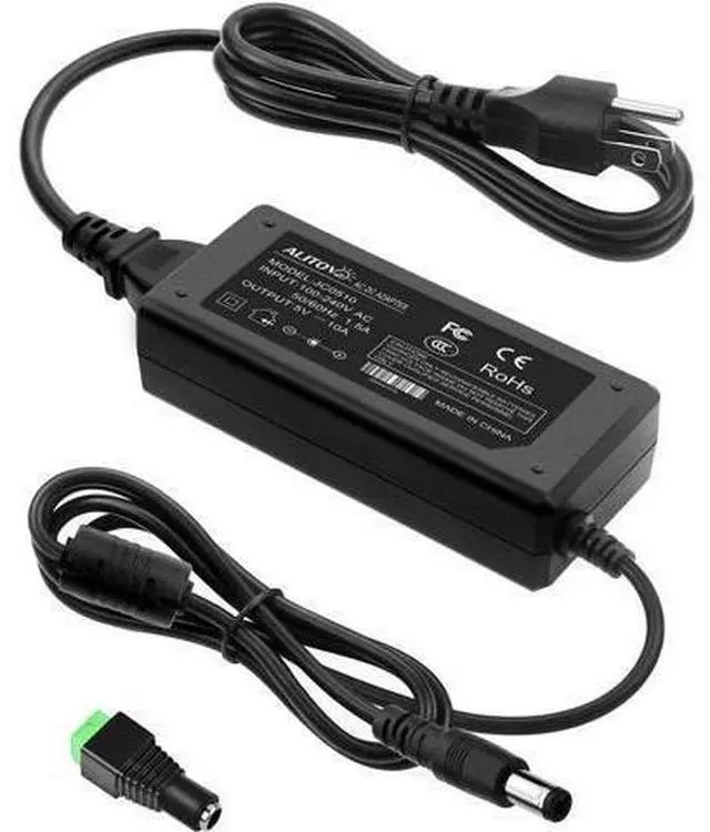 Main image of 5V 10A Power Supply Adapter AC/DC Converter 100-240V AC to DC 5 Volt 50W 10Amp 9A 8A 7A 2A Transformer with 5.5x2.5mm Plug?for WS2812B WS2813 WS2811 W2813 SK6812 LED Strip Pixel String Light - OEM