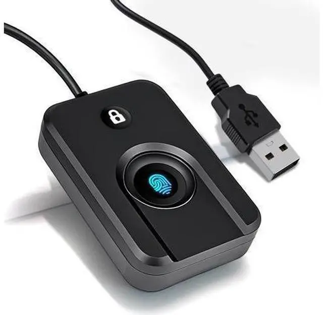 Main image of USB Fingerprint Reader for Windows10/11, Windows Hello Fingerprint Reader One-Click Lock Screen,Auto Driver Setup with 5ft Cable-Windows Password-Free Login