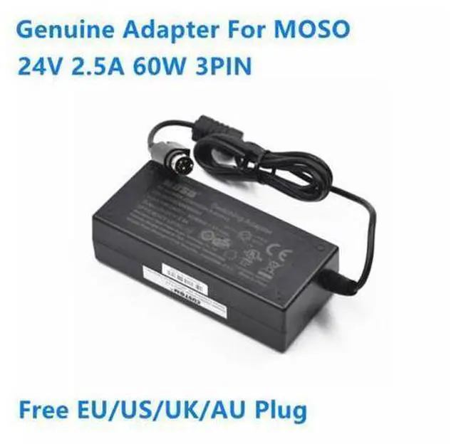 Main image of MOSO MSA-Z2500IS24.0-60W-Q 24V 2.5A 60W 3PIN 963GE020000041 AC Switching Adapter For Printer Power Supply Charger