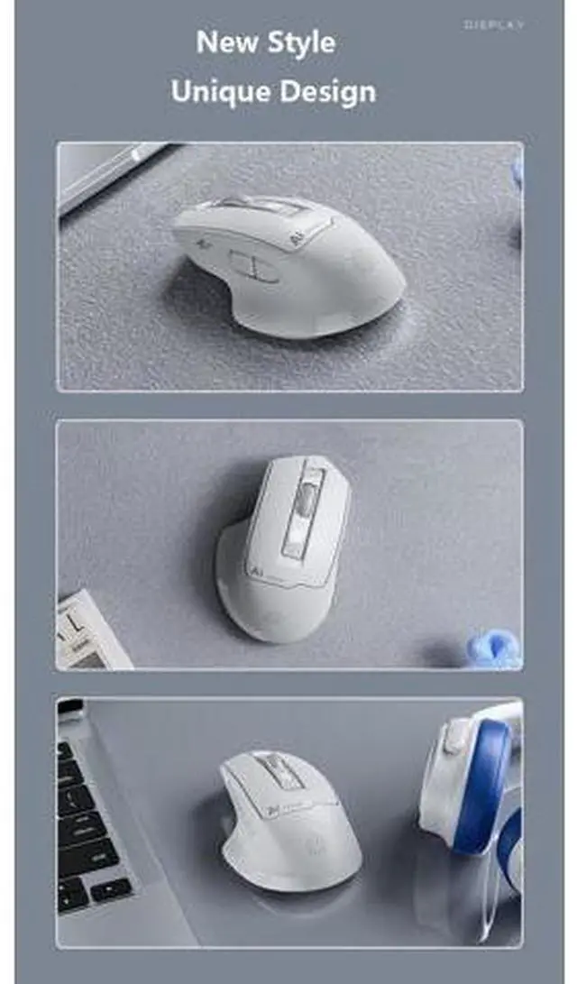 Alt view image 6 of 7 - WSIRAK Rechargeable AI intelligent voice mouse, voice controlled typing mice, wireless Bluetooth dual-mode mouse