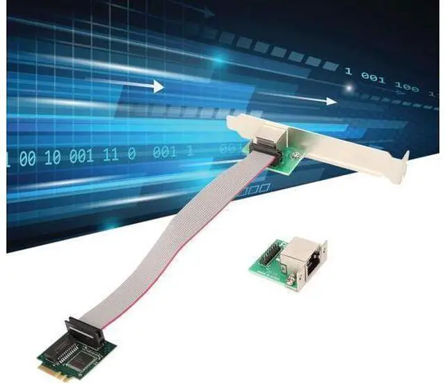 Alt view image 2 of 4 - Giga-bit Ethernet Server Adapter, M.2 A E I210AT Single Port 1000M High Performance RJ45 NIC for Industrial Computer