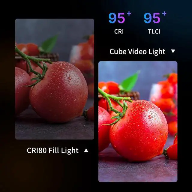 Alt view image 4 of 7 - Deuninker VL49 Pro RGB Video Light, Mini Rechargeable LED Camera 360° Full Color Portable,2500-9000K Dimmable LED Panel Lamp w LCD Display,Photography Lighting Support Magnetic Attraction
