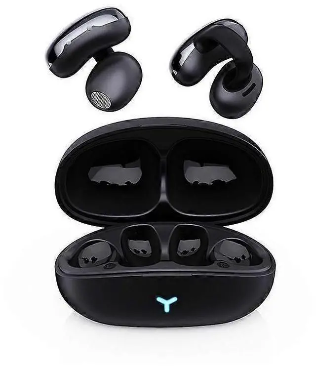 Main image of Open Ear Clip Headphones Bluetooth 5.3 IPX5 Waterproof, 12H Playback for Driving/Travel/Gifts (Black)