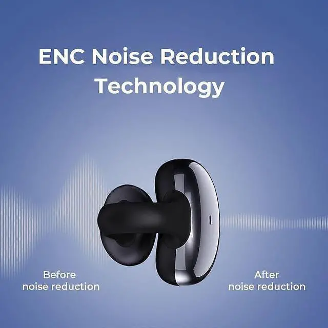 Alt view image 3 of 5 - Open Ear Clip Headphones Bluetooth 5.3 IPX5 Waterproof, 12H Playback for Driving/Travel/Gifts (Black)