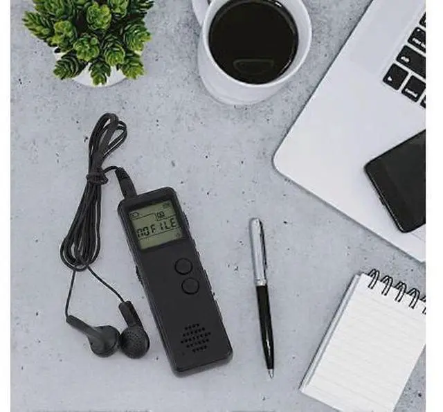 Alt view image 4 of 5 - Ecocleanpath Digital Voice Recorder with Voice Activation & Playback, HD Recording for Lectures & Meetings (Black)