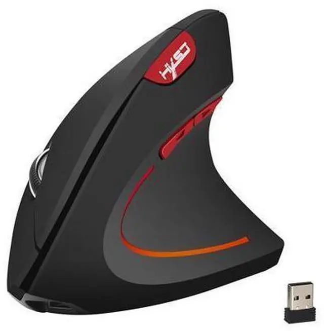 Alt view image 3 of 7 - HXSJ T22 USB 2.4G Wireless Gaming Mouse 4 Buttons 10 Meters Wireless Mouse 1600 1800 2400dpi For Laptops For Computer (Battery Included)-Black
