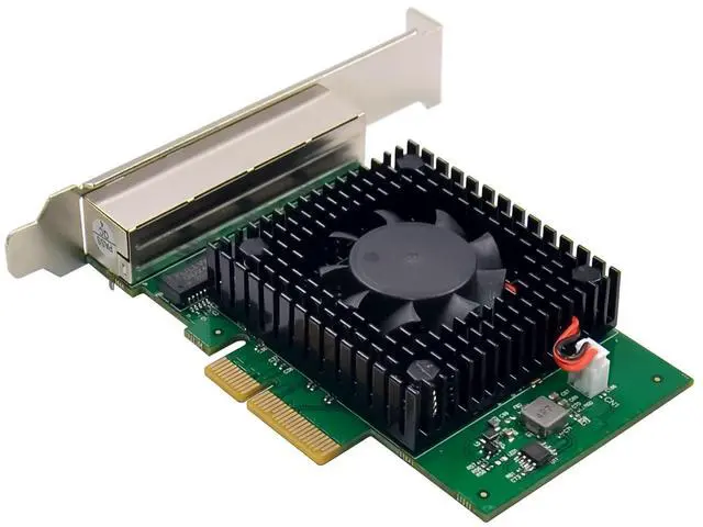 Alt view image 9 of 10 - Quad-Port 2.5 GbE Network Adapter PCIe 3.1 with Intel I225-V 2500/1000/100Mbps 4-Port PCI Express Gigabit Ethernet NIC Card RJ45 LAN Controller for Windows 10/11 with Low Profile Bracket