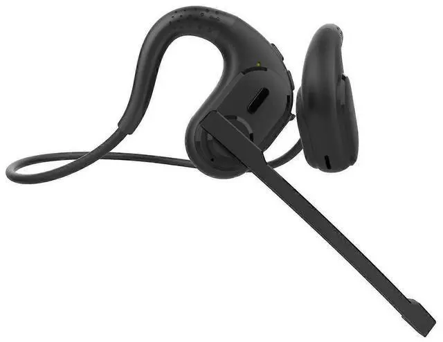 Main image of G9 Open-Ear Bluetooth Headphones with Noise Cancelling Mic, 12H Playback, IPX5 Waterproof for Office & Sports (Black)