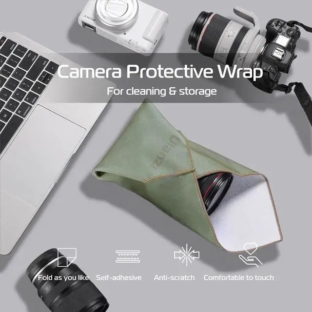 Alt view image 2 of 7 - Deuninker Magic Universal Storage Cloth, Easy Wrapping and Safe Protection from Collissions Bumping and Friction for Camera & Digital Accessories (45 * 45cm)