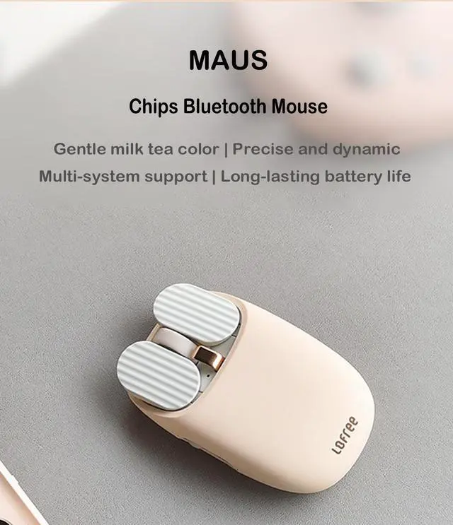Alt view image 3 of 7 - LOFREE Multi-System Compatible Bluetooth Multi-Function Wireless Mouse for Computer Notebook Office Home
