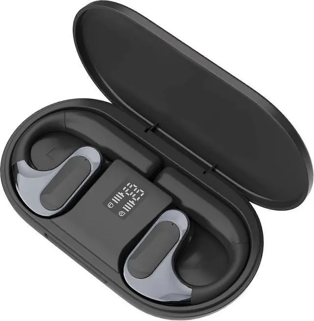 Main image of CHRONUS Sports Air Conduction Headphones, Bluetooth 5.4, ENC Noise Reduction, 54H Battery, Black