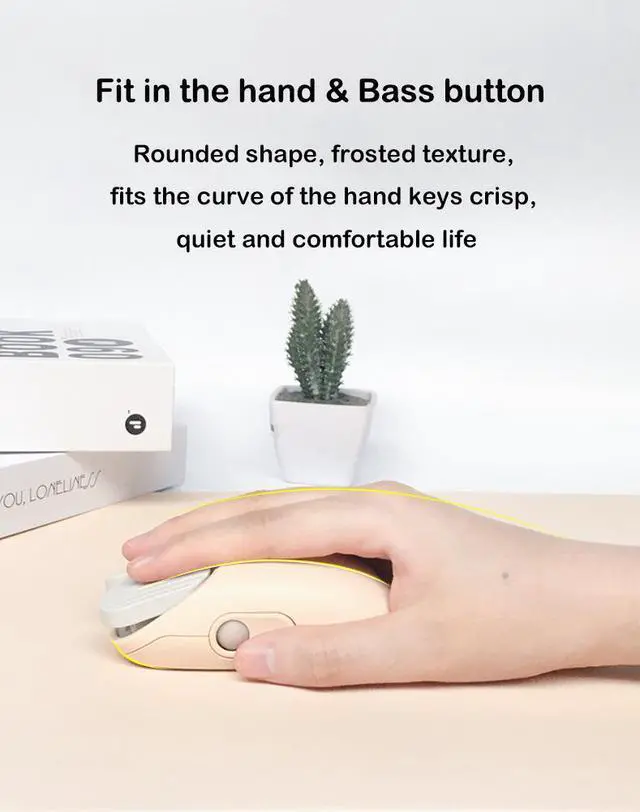 Alt view image 4 of 7 - LOFREE Multi-System Compatible Bluetooth Multi-Function Wireless Mouse for Computer Notebook Office Home