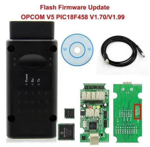 Main image of FOR OP COM flash firmware update V1.70 1.99 1.95 2021 Car Diagnostic Cable OP-COM PIC18F458 CAN BUS OBD 2 OBD2 Auto Tools