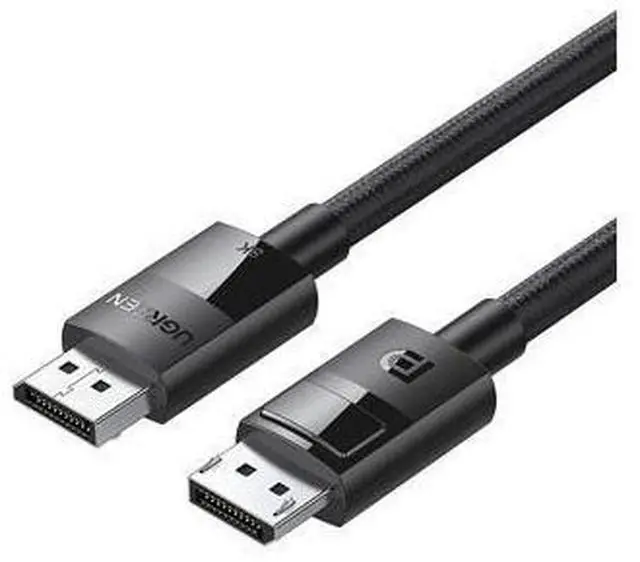 Main image of UGREEN 8K DisplayPort Cable, DP 1.4 Male to Male Cable with Nylon Braided, Support 8K 60Hz, 4K 144Hz, 1080P 165Hz HDR Video Gaming Cable for HDTVs, Displays, Monitors, PC Graphics (10ft)