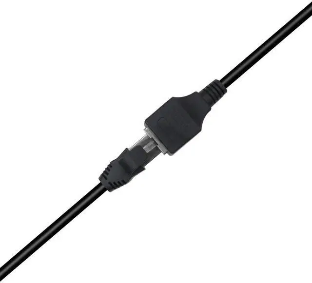 Alt view image 10 of 14 - RJ45 Cat5e Ethernet Patch Cable Switch On/Off RJ45 Male to Female High Speed Right Angle Internet Network Cable LAN with Disconnect Switch for Cat5e/Cat5, Black(50CM/1.6Ft)
